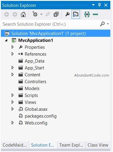 Creating the first ASP.NET MVC Project