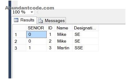 sql server if statement