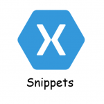 6 useful Xamarin Forms Snippets by @Damien_Doumer