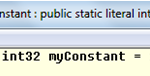 Constant, readonly, Static variable keywords via C# IL by @dotnetforall