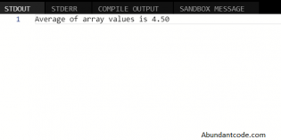 calculate arrays