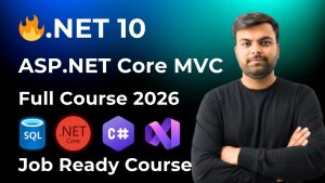 ASP.NET Core MVC .NET 10 Tutorial: Build CRUD App with JWT Auth, Entity Framework Core & C# Course